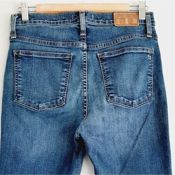 MADEWELL | 10" High-Rise Skinny Blue Jeans Sz 28 - Picture 8 of 12